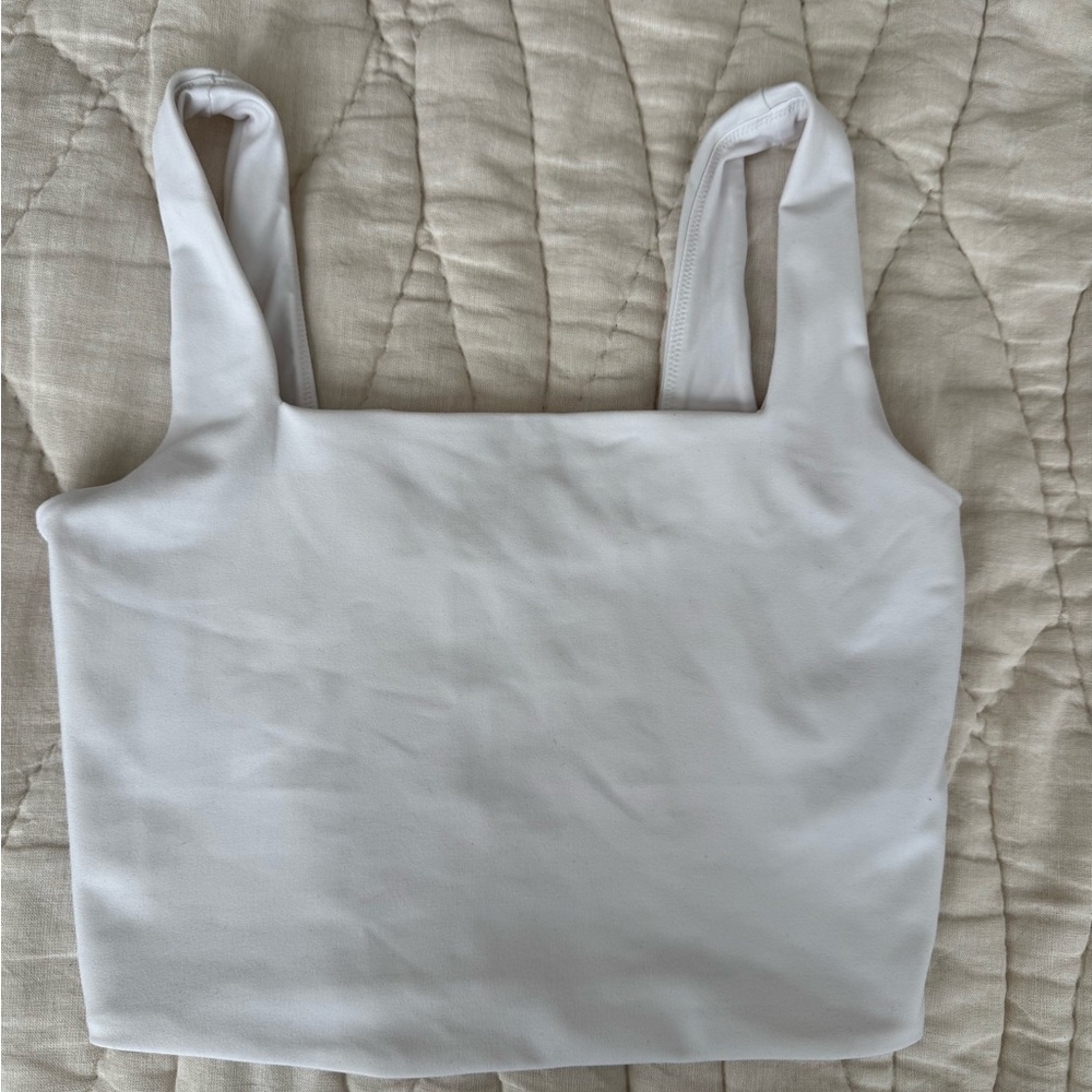 Abercrombie YPB copped white workout tank